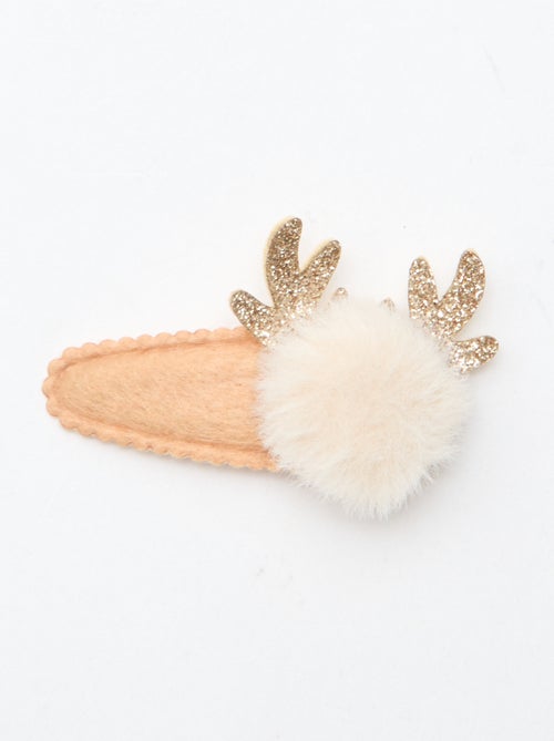 Lote de 3 pinzas clic clac 'Navidad' - Kiabi