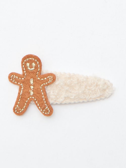 Lote de 3 pinzas clic clac 'Navidad' - Kiabi