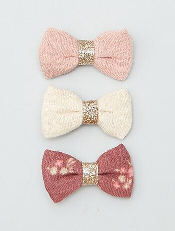 Pack de 3 pinzas con lazo