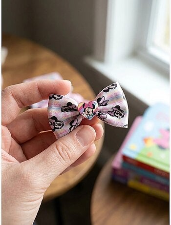 Lote de 3 pinzas para el pelo lazo de resina minnie disney