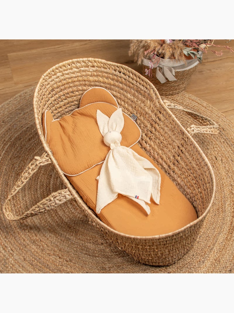 Lote de 3 sábanas bajeras para capazo de gasa de algodón, tendencia | SEVIRA KIDS Multicolor - Kiabi