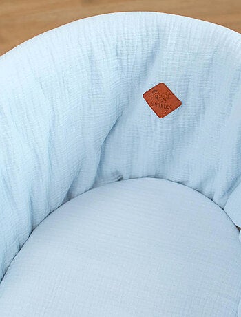 Lote de 3 sábanas bajeras para moisés en gasa de algodón lisas | SEVIRA KIDS