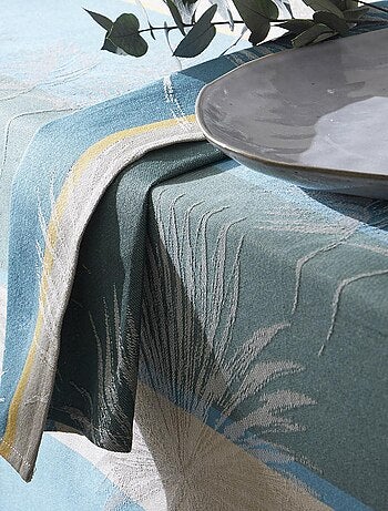 Lote de 3 servilletas tropicales de jacquard recubierto
