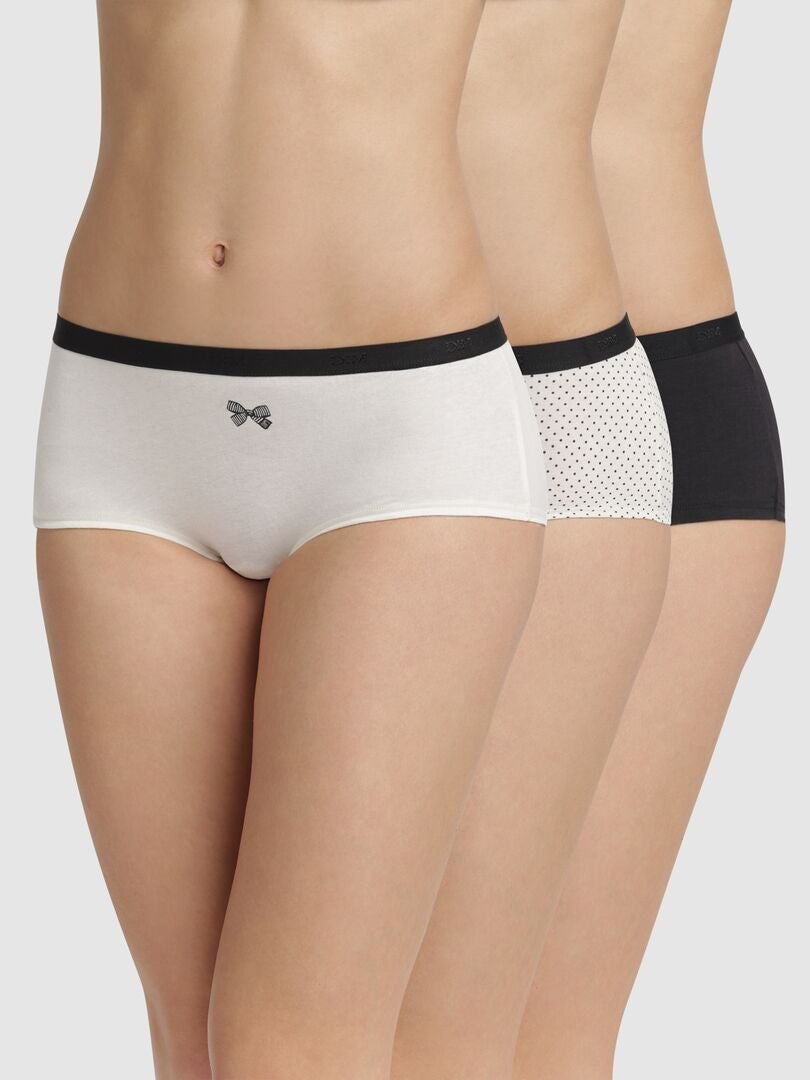 Di Culotte Fille Les Pockets Coton Ecodi Doux et Confortable x3