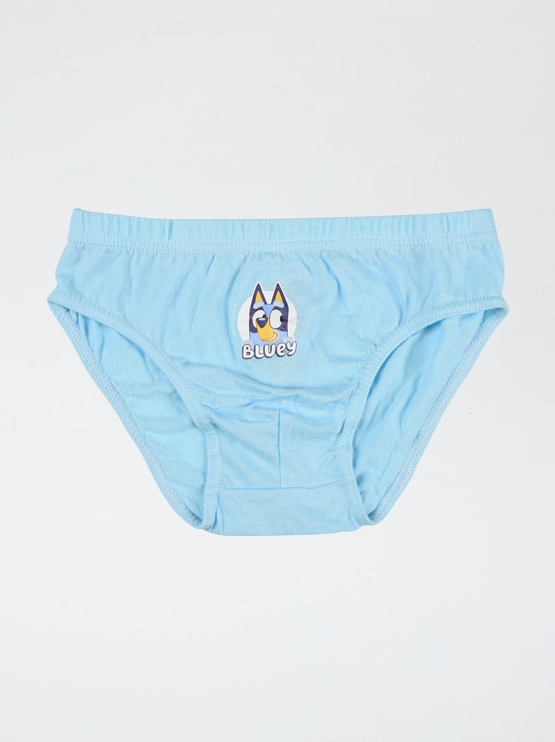 Lote de 3 slips 'Bluey' de algodón Azul - Kiabi