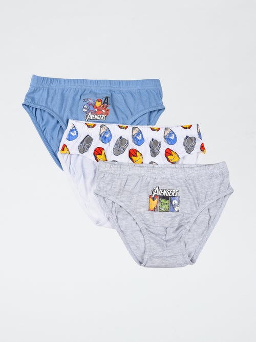 Lote de 3 slips 'Marvel 'Avengers' de algodón - Kiabi