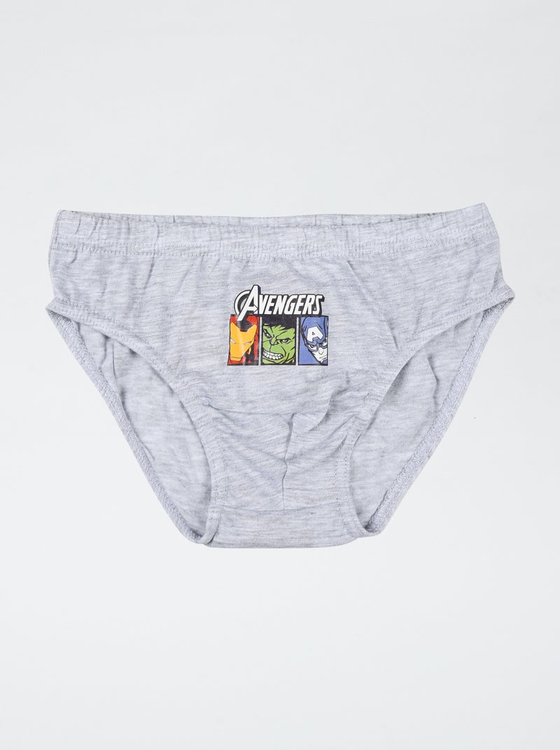 Lote de 3 slips 'Marvel 'Avengers' de algodón Azul - Kiabi
