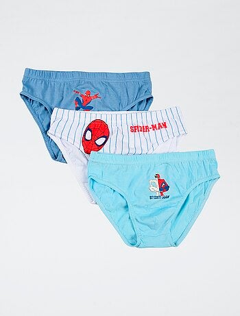 Lote de 3 slips 'Marvel' Spiderman' de algodón
