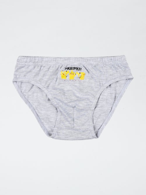 Lote de 3 slips 'Pokémon' de algodón - Kiabi