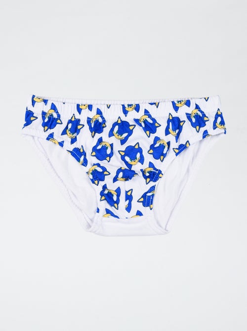 Lote de 3 slips 'Sonic' de algodón - Kiabi