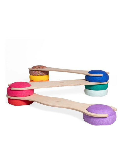 Lote de 3 tablas de madera compatibles con stapelstein | Tissi - Kiabi