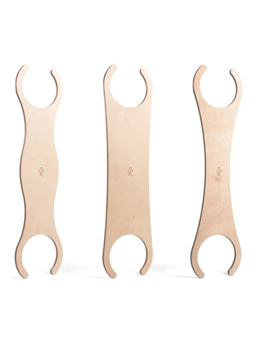 Lote de 3 tablas de madera compatibles con stapelstein | Tissi - Kiabi