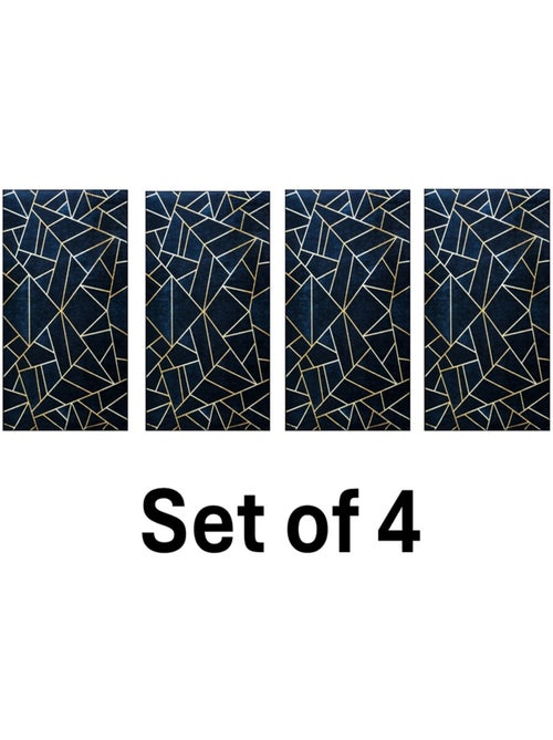 Lote de 4 alfombras gráficas - Kiabi