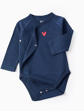 Lote de 4 bodies cruzados 'hearts'