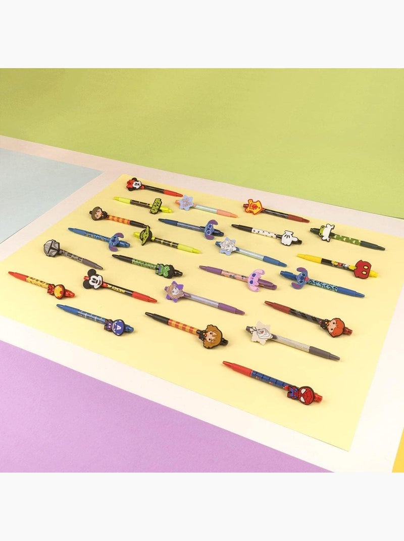 Lote de 4 bolígrafos negros - Stitch - Disney – Kit de papelería Multicolor - Kiabi