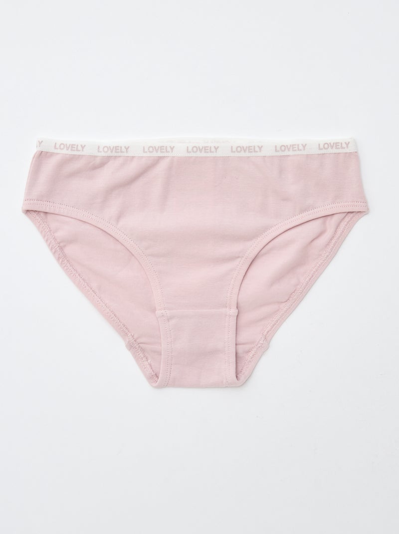 Lote de 4 braguitas estampadas Azul - Kiabi