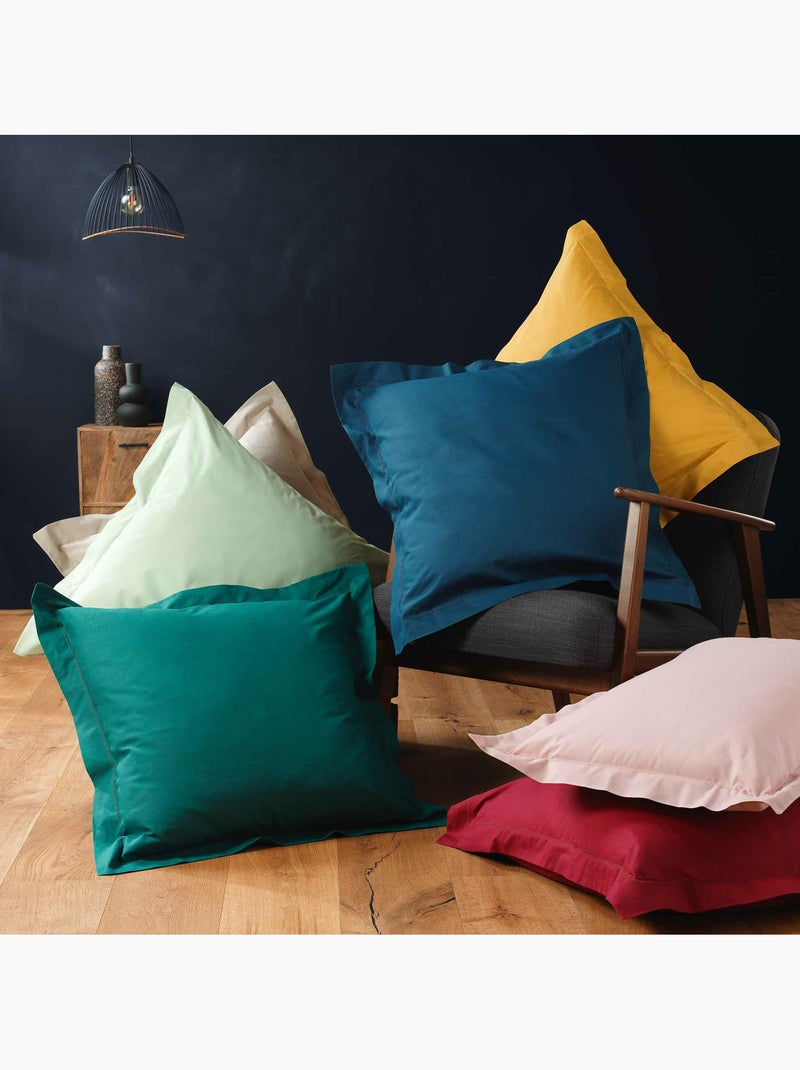 Lote de 4 fundas de almohada 100% algodón – 2 fundas + 2 fundas Gris antracita - Kiabi