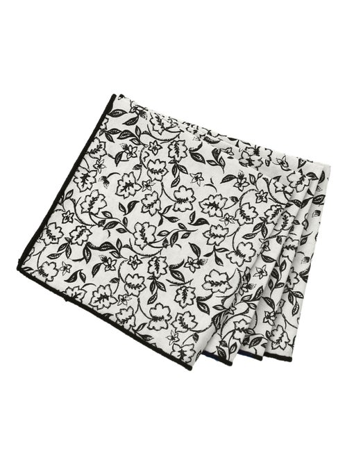 Lote de 4 servilletas de mesa con estampado floral - Kiabi