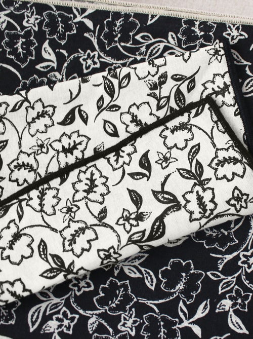 Lote de 4 servilletas de mesa con estampado floral - Kiabi