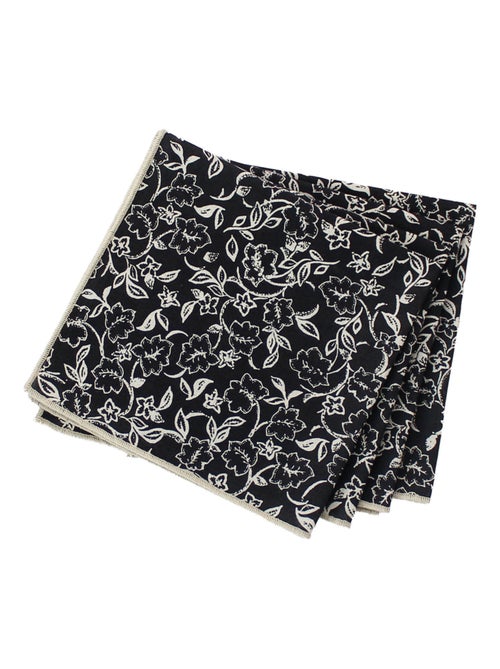 Lote de 4 servilletas de mesa con estampado floral - Kiabi