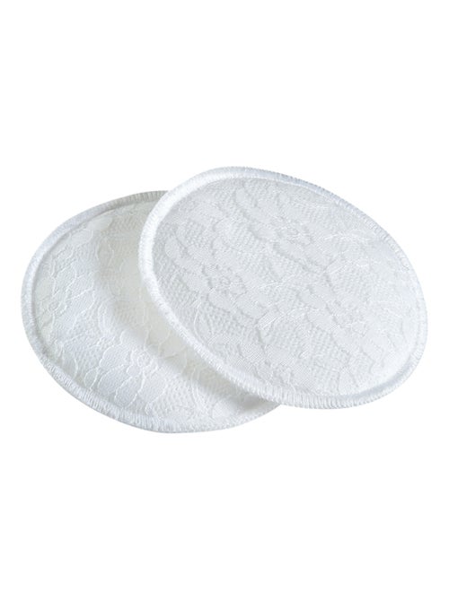 Lote de 6 protectores de lactancia lavables Thermobaby de algodón - Kiabi Lote de 6 protectores de lactancia lavables Thermobaby de algodón - Kiabi