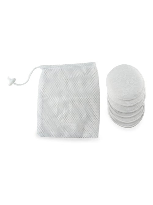 Lote de 6 protectores de lactancia lavables Thermobaby de algodón - Kiabi Lote de 6 protectores de lactancia lavables Thermobaby de algodón - Kiabi