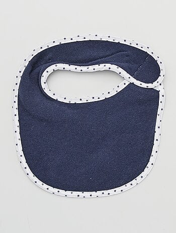 Lote de 7 baberos de rizo con velcro