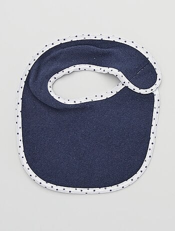 Lote de 7 baberos de rizo con velcro