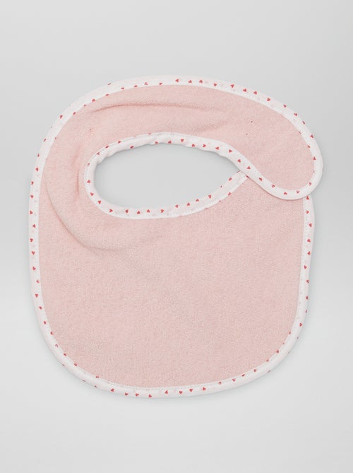 Lote de 7 baberos de rizo con velcro - Kiabi