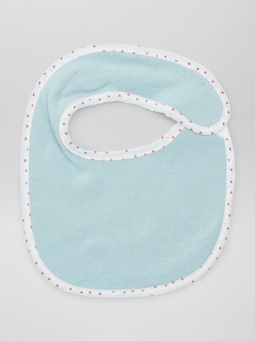 Lote de 7 baberos de rizo con velcro - Kiabi