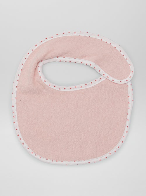 Lote de 7 baberos de rizo con velcro - Kiabi