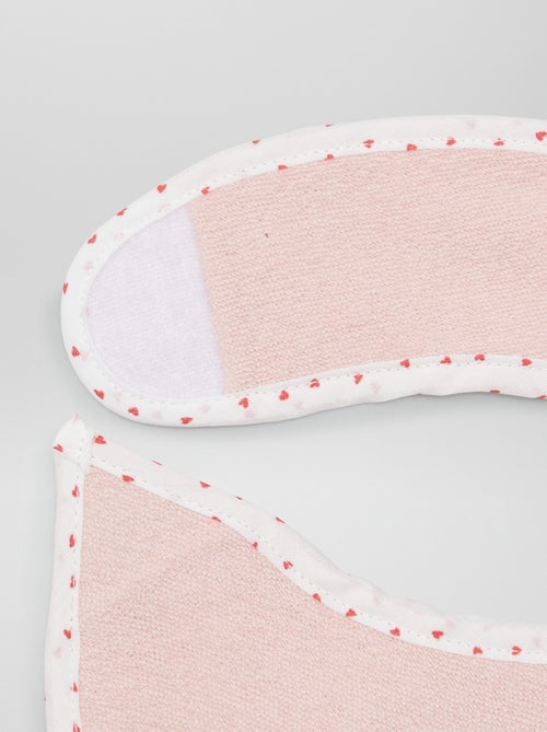 Lote de 7 baberos de rizo con velcro - Kiabi