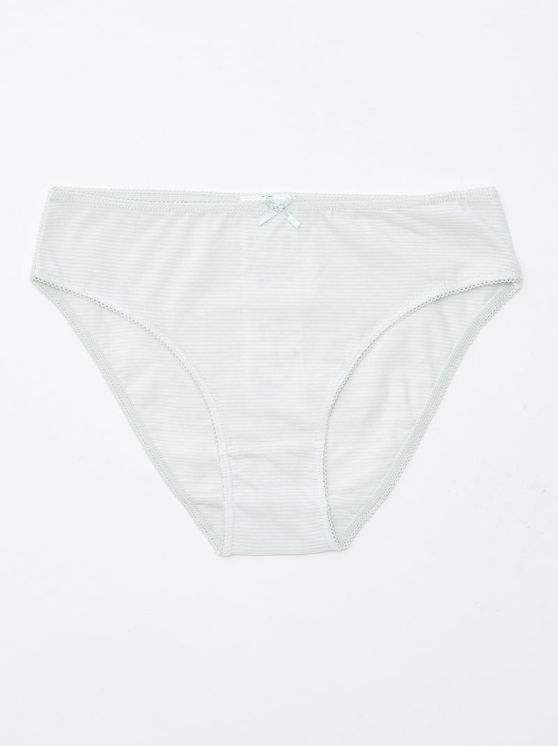 Lote de 7 braguitas Amarillo - Kiabi