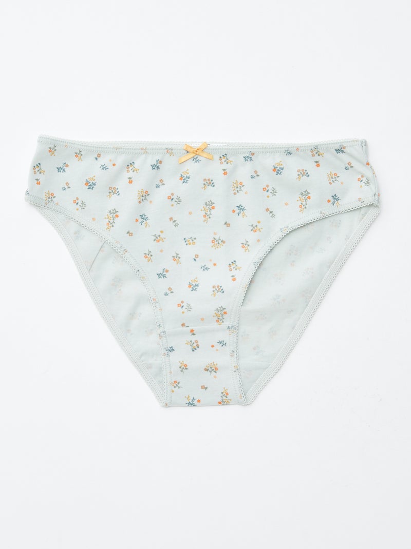 Lote de 7 braguitas Amarillo - Kiabi