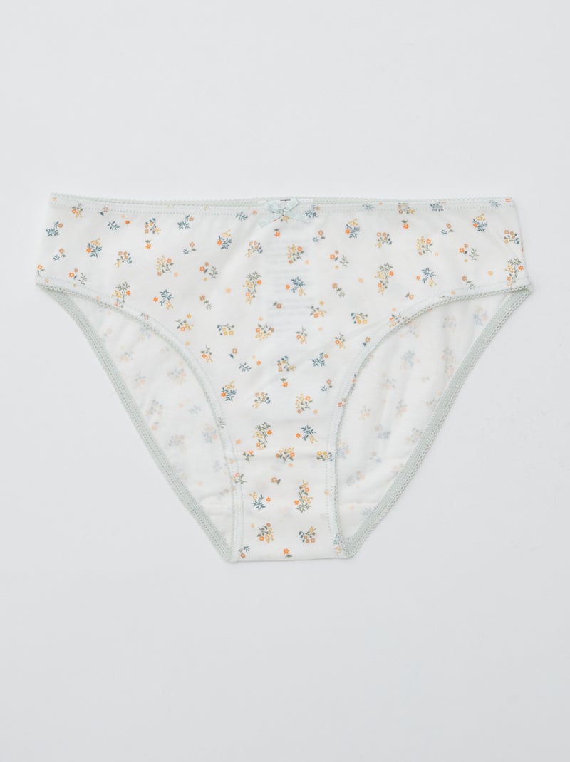 Lote de 7 braguitas Amarillo - Kiabi