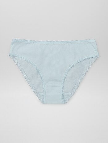 Lote de 7 braguitas lisas