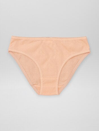 Lote de 7 braguitas lisas