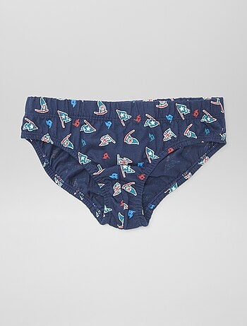 Pack de 7 slips estampados