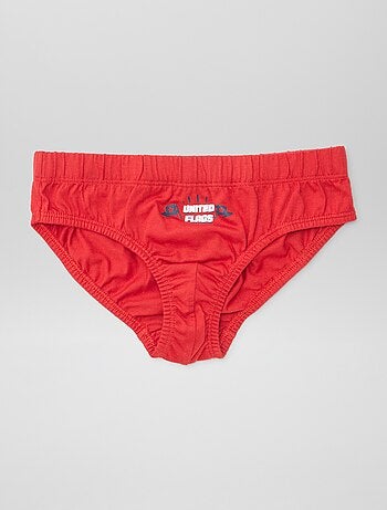 Pack de 7 slips estampados