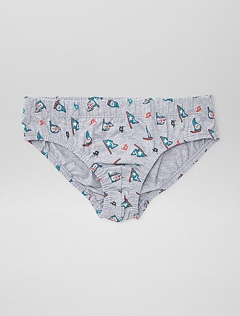 Pack de 7 slips estampados