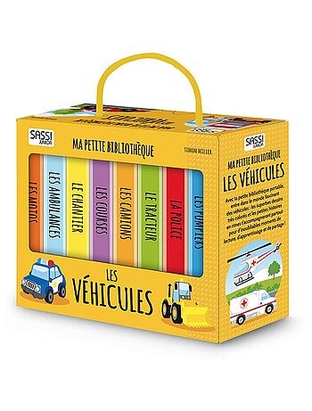 Lote de 8 libros - ma petite bibliothèque, les véhicules | Sassi Junior