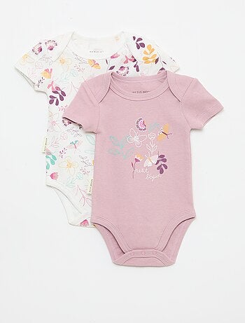 Lote de bodies de manga corta