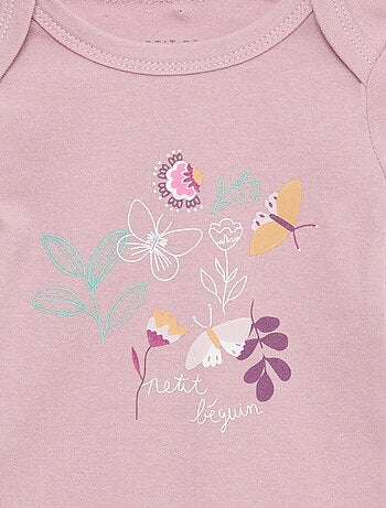 Lote de bodies de manga corta