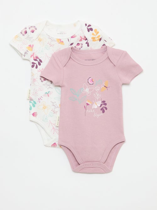 Lote de bodies de manga corta - Kiabi