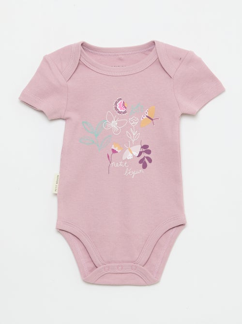 Lote de bodies de manga corta - Kiabi