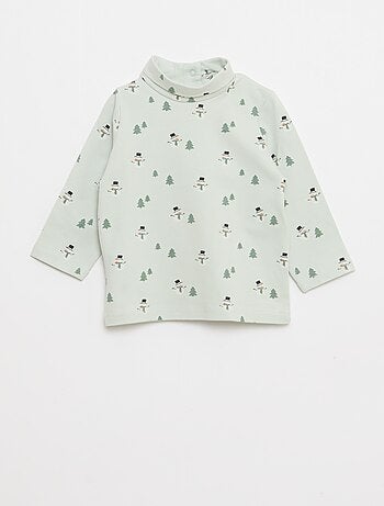 Lote de camisetas interiores de cuello alto - 2 unidades