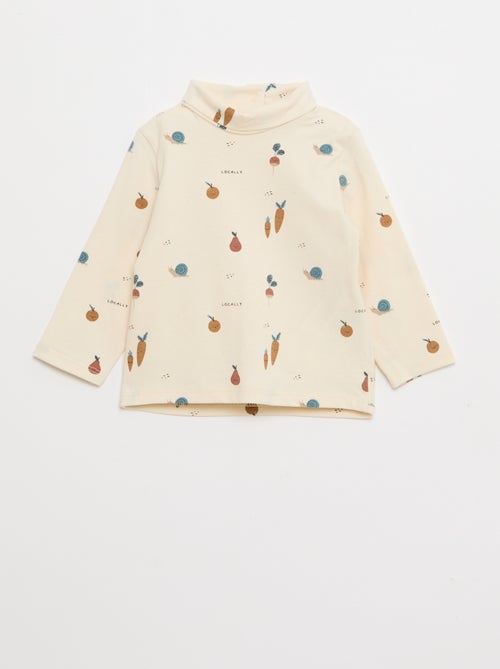 Lote de camisetas interiores de cuello alto - 2 unidades - Kiabi