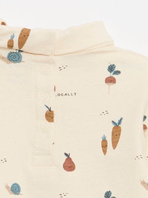 Lote de camisetas interiores de cuello alto - 2 unidades - Kiabi