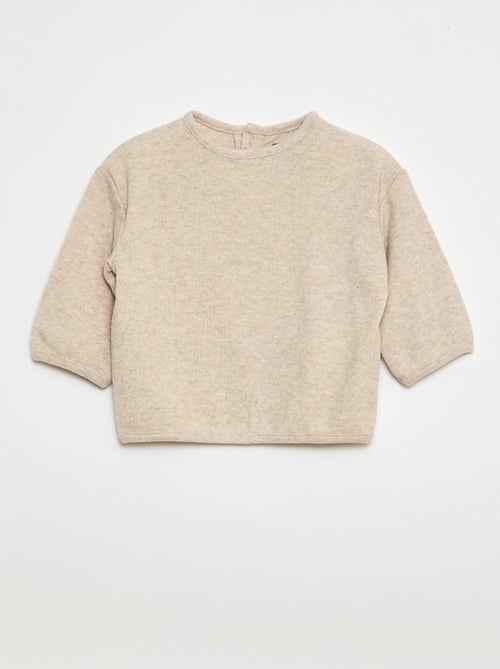 Lote de jerséis de punto suave con cuello abotonado - Kiabi