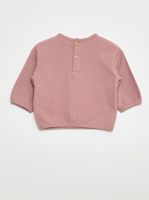 Lote de jerséis de punto suave con cuello abotonado - Kiabi